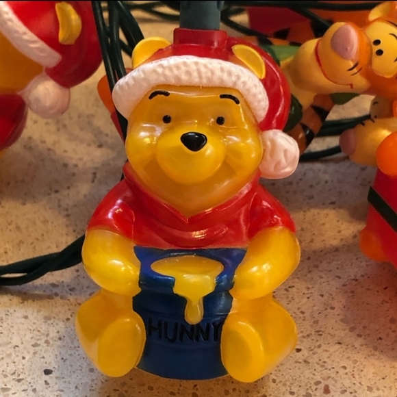 Winnie the Pooh & Tigger Disney Christmas Lights VNTG - Picture 7 of 8